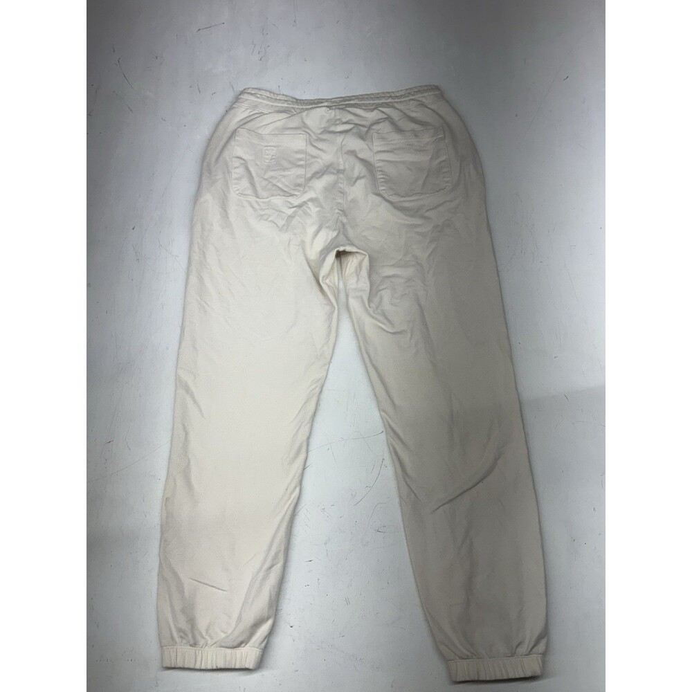 Vuori Laguna Lounge Pants 2.0 Womens L Cream French Terry Sweatpant VW437 - Picture 7 of 8